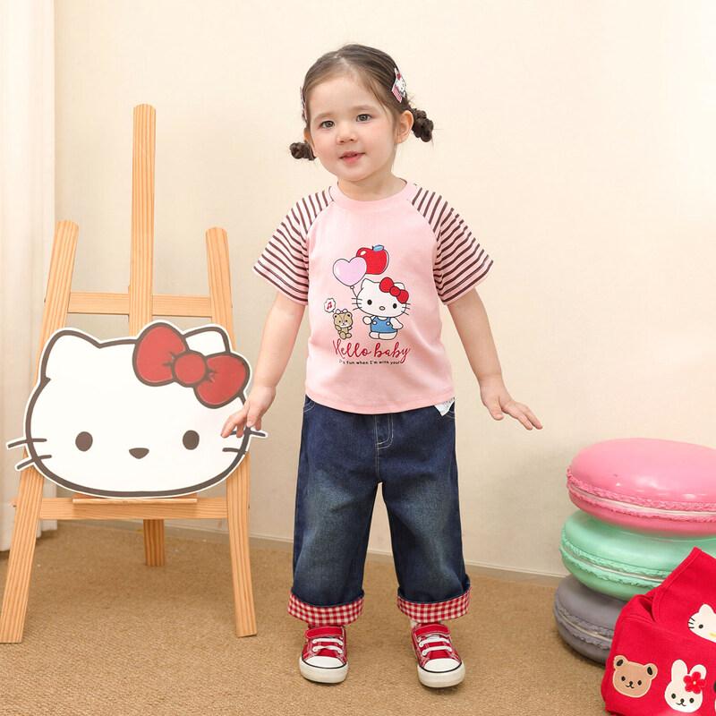 LUSON Girl Baby Short Sleeve Cartoon T-Shirt