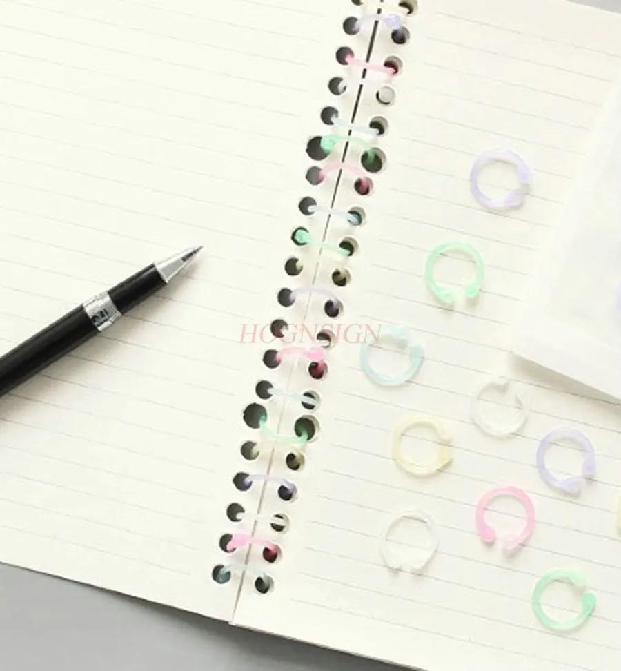 Loose Leaf Folder Ring, Loose Leaf Paper Clip Ring, Fixed Clip, Card Binding Ring, Punched Loose Leaf Ring Ring