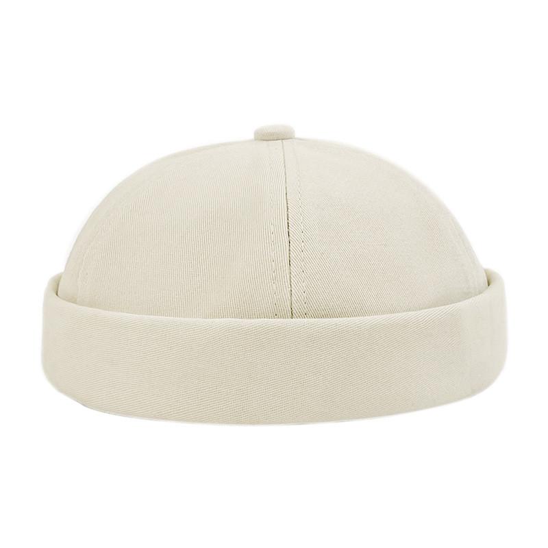 Melon Color Solid Peel Hat Warm Fashionable Adjustable Outdoor Cap Lightweight
