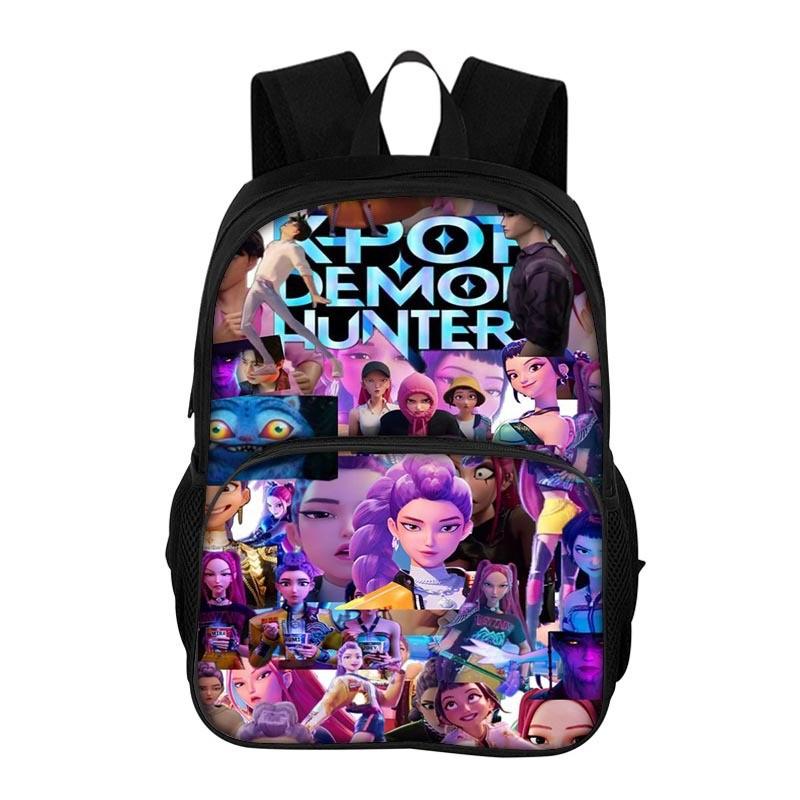 Hunter Witch Group Kpop Backpack With Breathable Polyester Durable Material For School Students