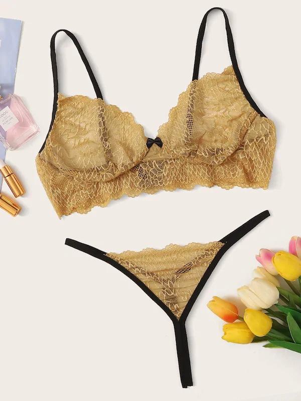 Европейский и американский эротический женский комплект нижнего белья с подвязками, прозрачный S