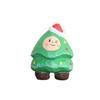 Hand Carved Wooden Santa/Snowman/Tree Figurine Carving Ornament Christmas Miniature Sculpture Table Decorations Gift