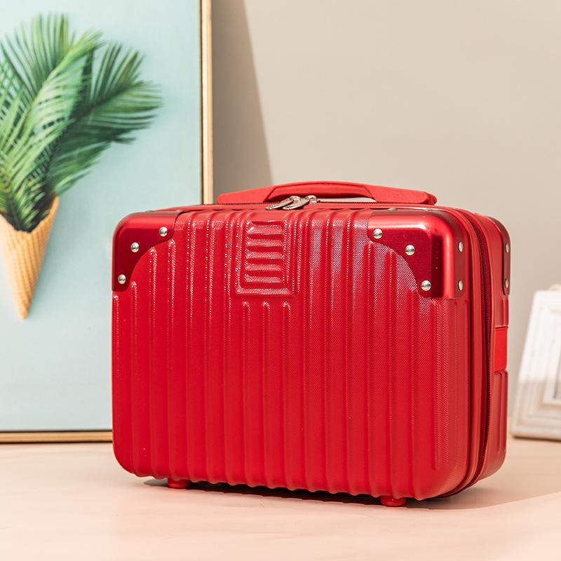 14 inch Mini Luggage Cosmetic Box Hand Waterproof Luggage Organizer Makeup Case Travel Suitcase Light Boarding Case Kids Luggage