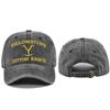 Y bestickte Baseballkappe Yellowstone bestickte Schirmmütze gewaschen verwaschen gebogener Schirm Hut Sonnenhut