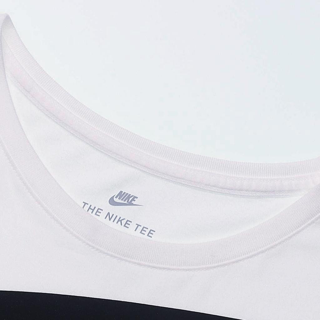 Nike Swoosh Round Neck Sport Short Sleeve Tee Unisex Tops White 856490-100