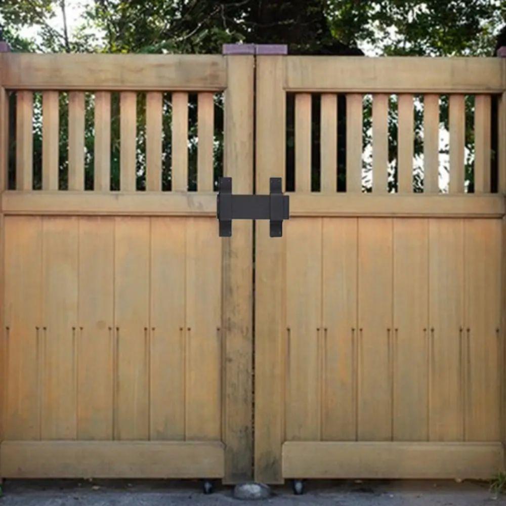 Adjustable Security Lock Padlock Hole Gate Lock Secure Mechanism Slide Gate Lock  Garage Security