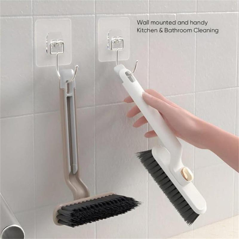 Multi-Function Rotating Crevice Cleaning Brush Kitchen Toilet Tile Joints Dead Angle Crevice Gap Cleaner Brush for Shower Floor