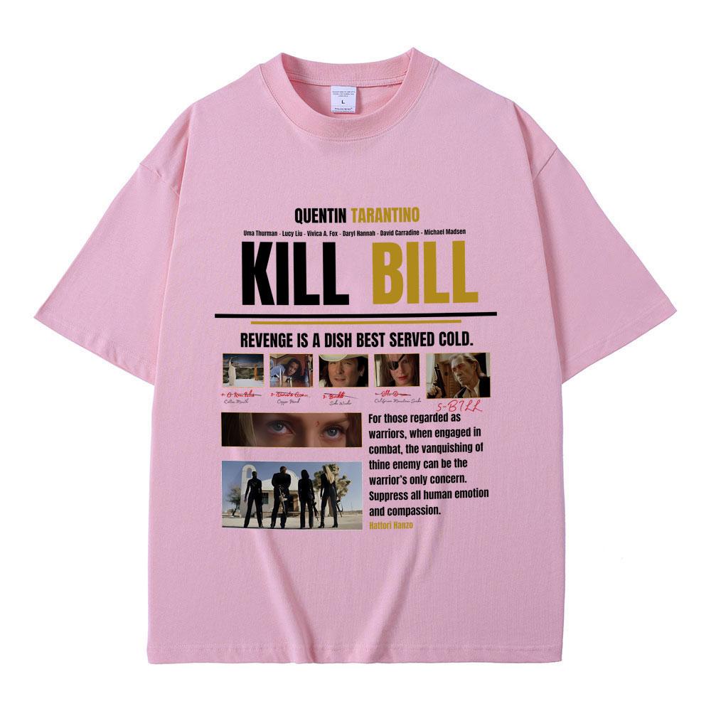Hot Quentin Tarantino Classic Action Movie Kill Bill T Shirts Summer Men Women Fashion Casual Tshirt Male Vintage Streetwear