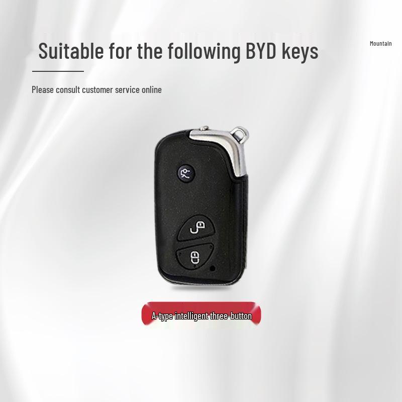 BYD F3 Key Cover for Old Models G3/F0/S6/S7/E6/L3 - High-End Men's Remote Control Car Bag Cover