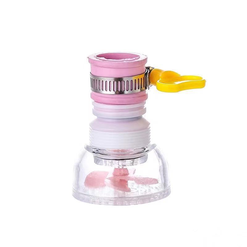 Spritzschutz-Küchenarmatur, Wasserfilter, universeller einziehbarer drehbarer Filter, Duschkopf für Wohnheim, Universal-Düse