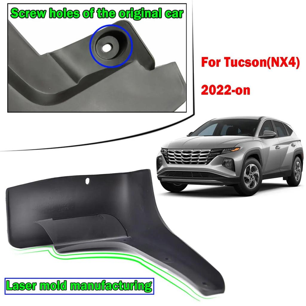 4X Set For Hyundai Tucson NX4 2022 Car Mud Flaps Molded Splash Guards Mudguards Front Rear Styling Fender Cover