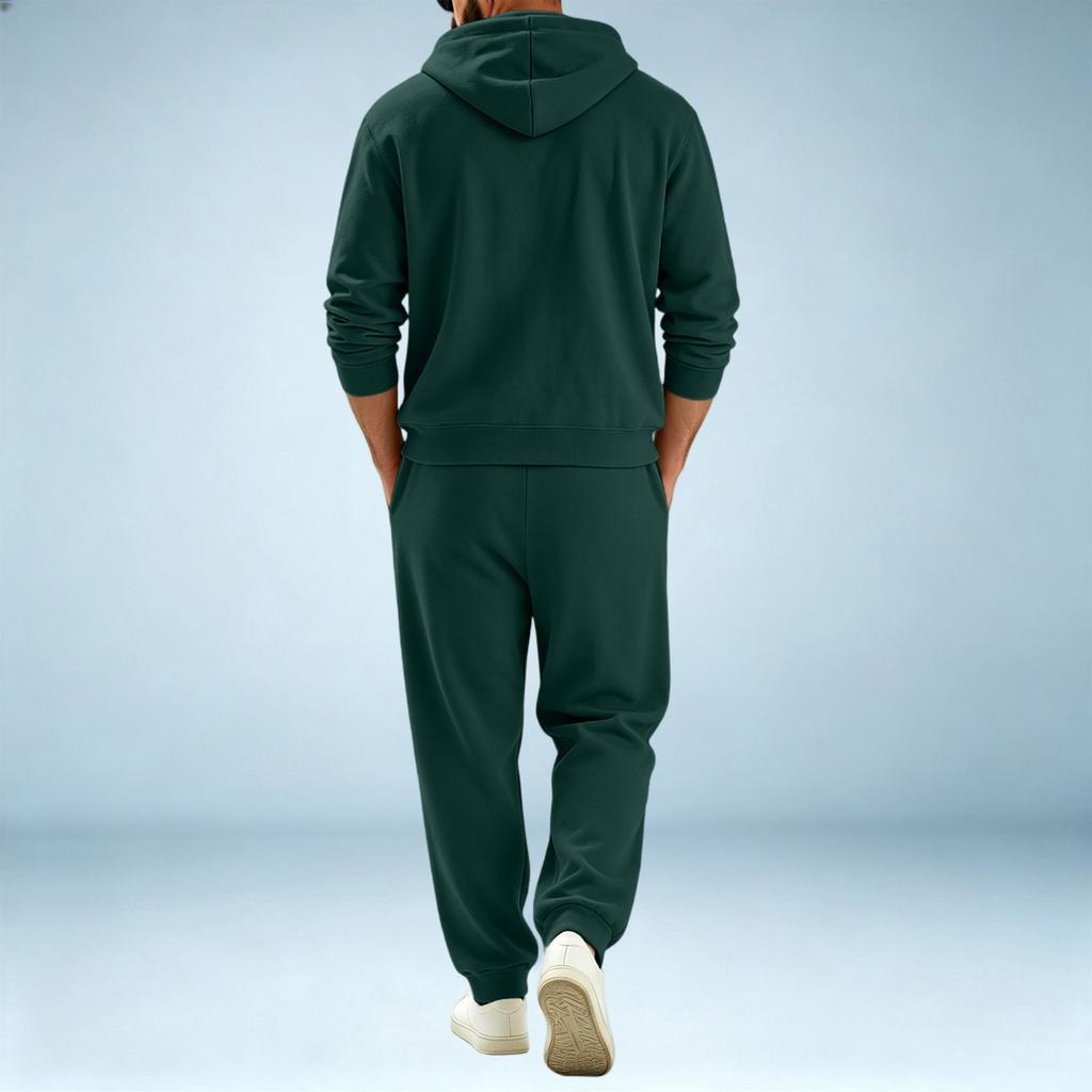 Herren Pullover Hoodie Sweatshirt Sportliches Set für Training und Freizeit