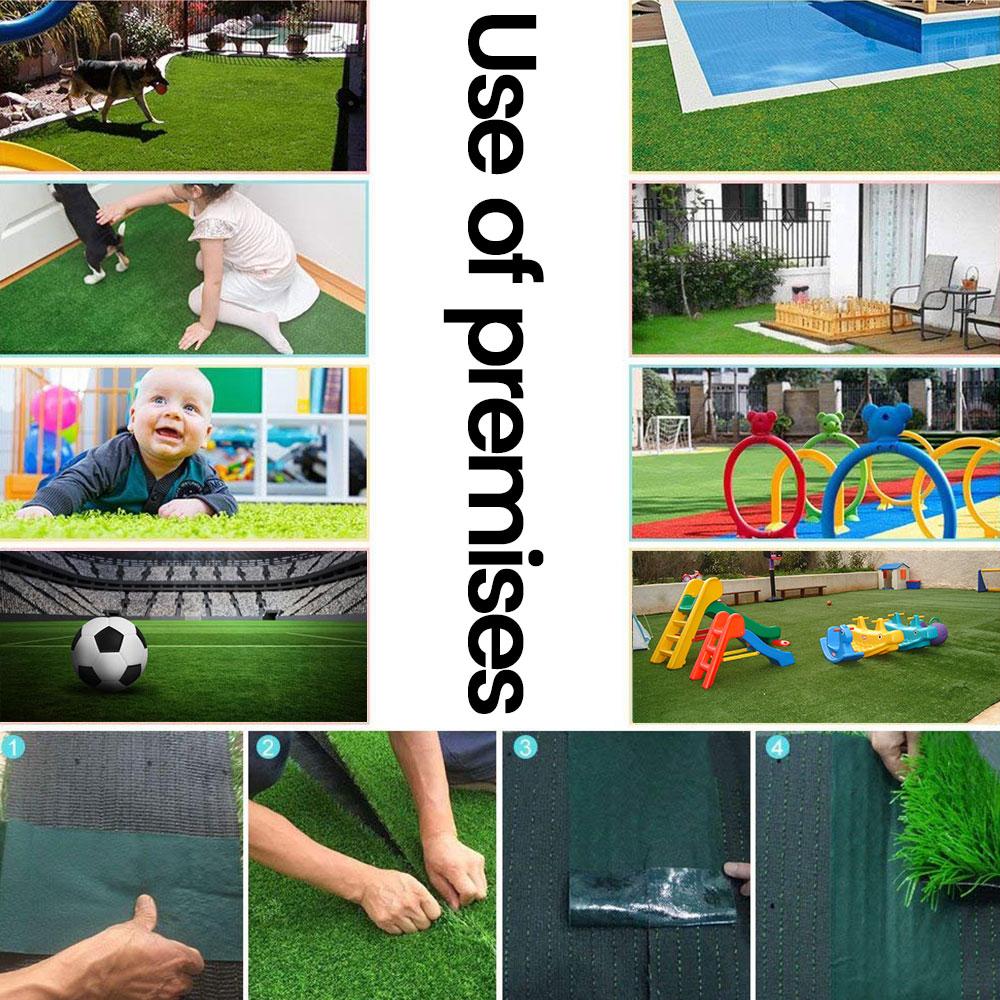 

10M Artificial Turf Bonding Cloth Glue Free Lawn Green Tape Garden Self Adhesive Joinin Grass Carpet Jointing Garden Decoration