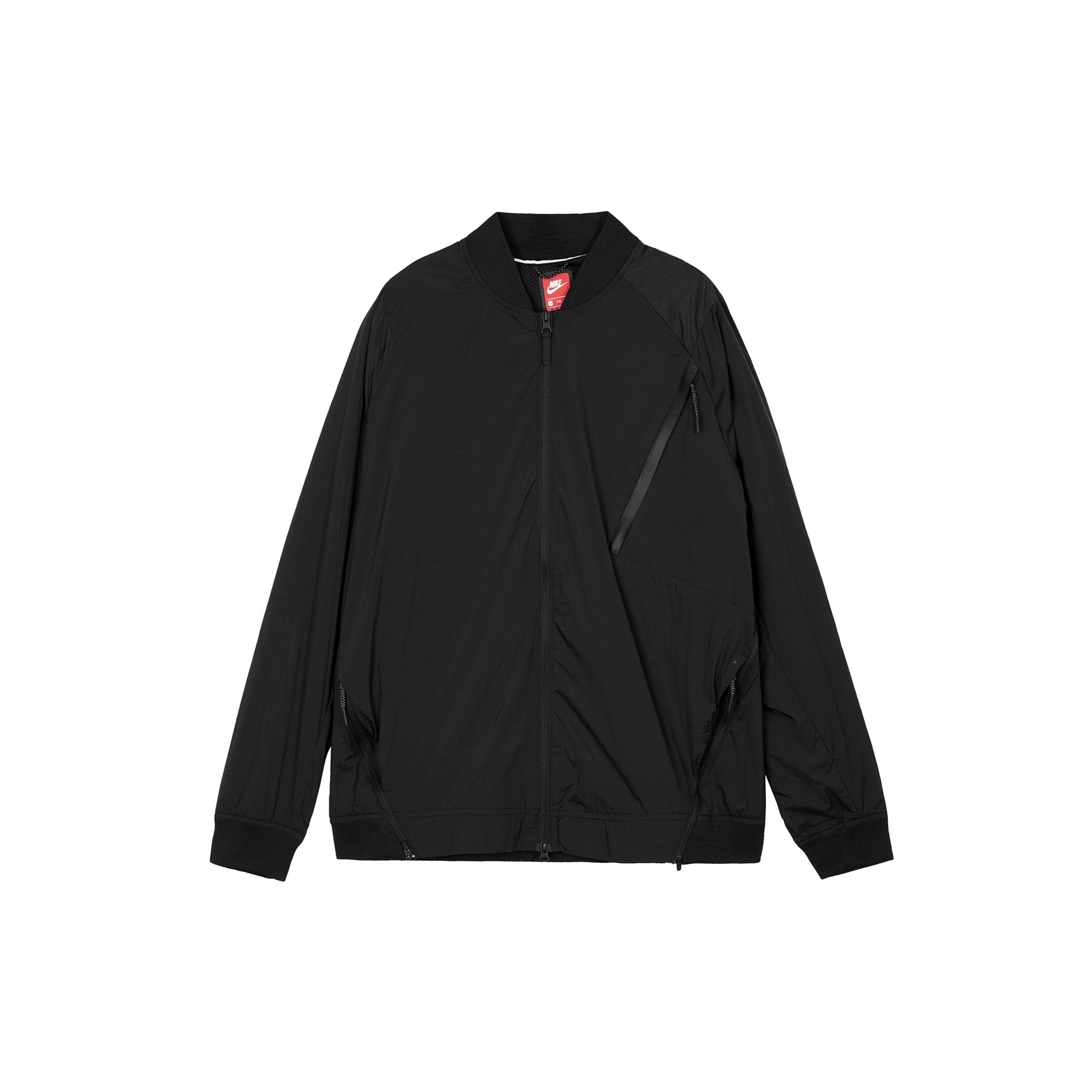 Men s Nike Solid Color Slim Fit Casual Sports Jacket 832191-010 M