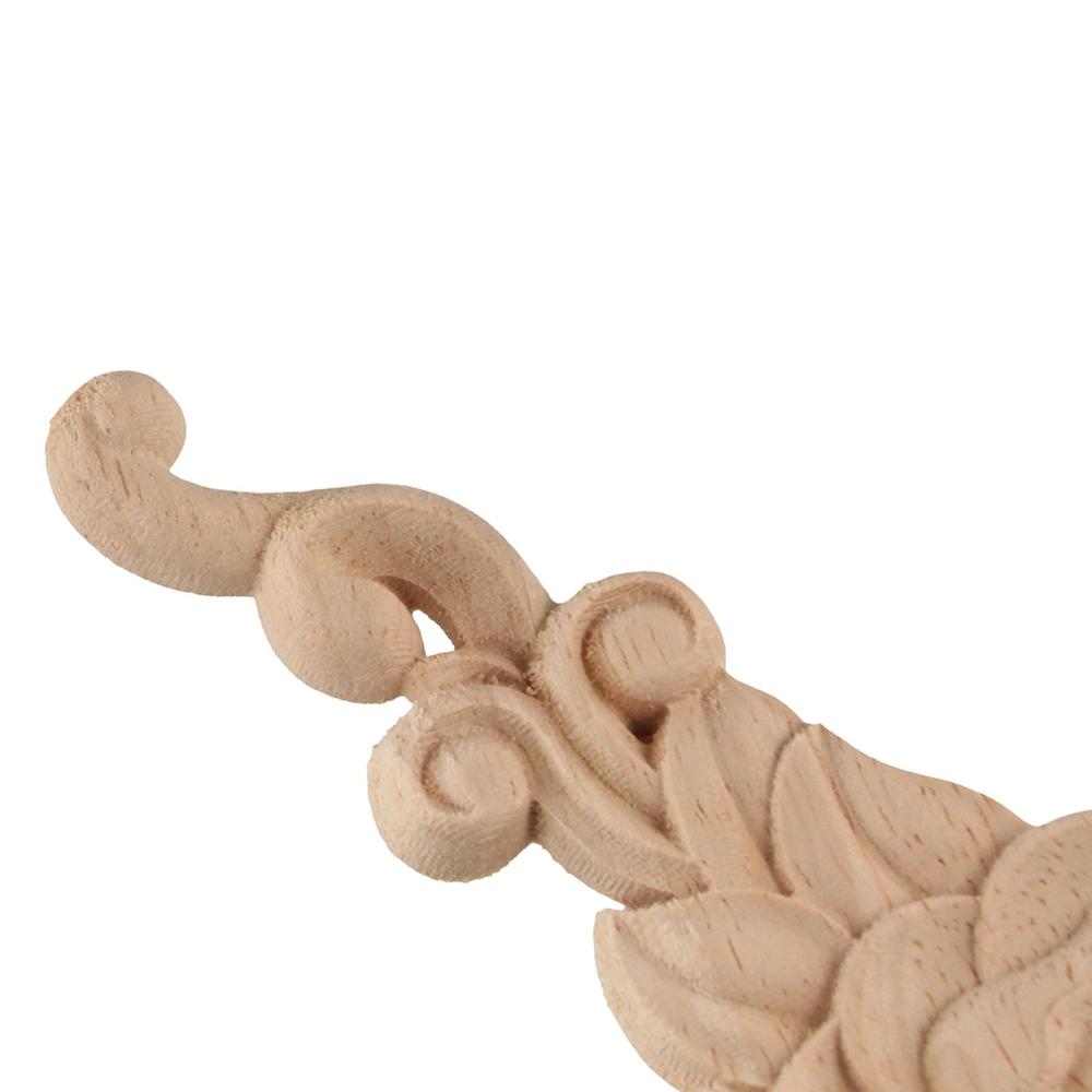 Home Decor Mouldings Decal Wooden Applique Wooden Decoration Corner Applique Furniture Applique