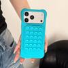 Water Ripples Liquid Silicone Case for iPhone Air 13 14 15 16 17 Pro Max Wireless Charging Magnetic Suction Cup Shockproof Cover