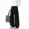 Pants heavy lazy autumn and winter simplicity are straight wide legs loose drape casual pants men vi sports trousers