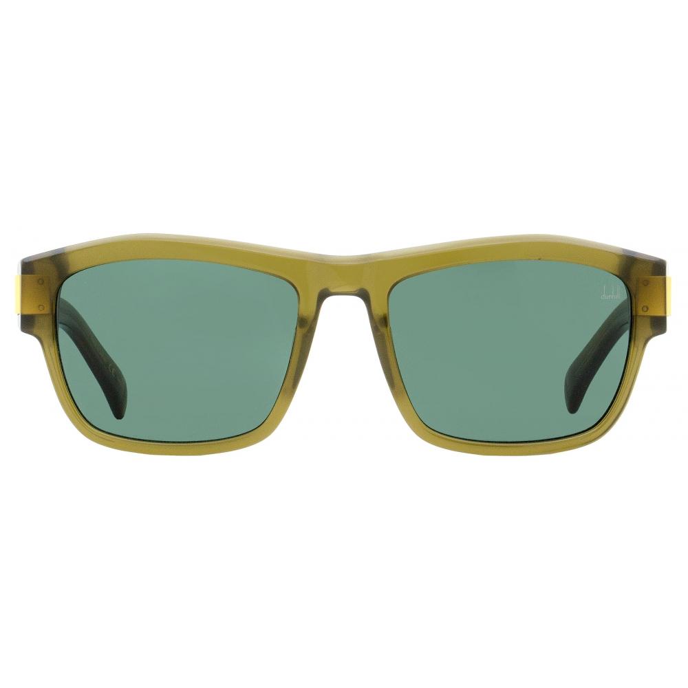 Dunhill Men S rollagaS Geometric SunglaSSeS du0029S 004 tranSparent Khaki 57mm 004