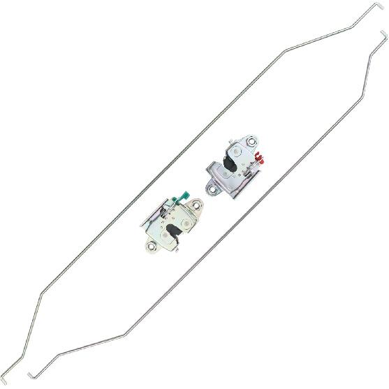 1Pair Tailgate Latch Lock With Control Link Compatible With Toyota Tundra 2007- Replaces 65780-0C041 65790-0C041 65655-0C011 65656-0C011 Left Right