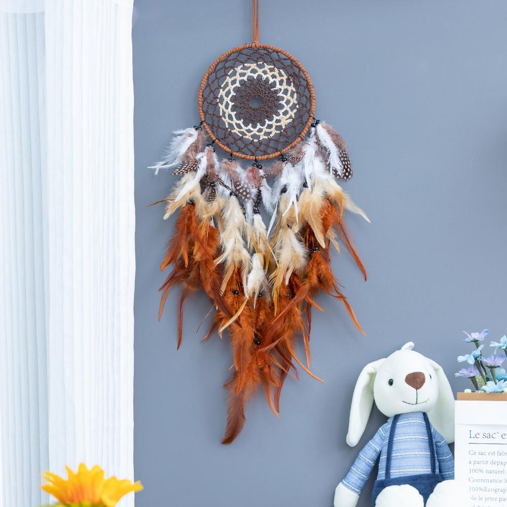 Spitze Häkeln Neuer Traumfänger Kreative Quaste Heimdekoration Hochwertiges Geschenk Feder Retro
