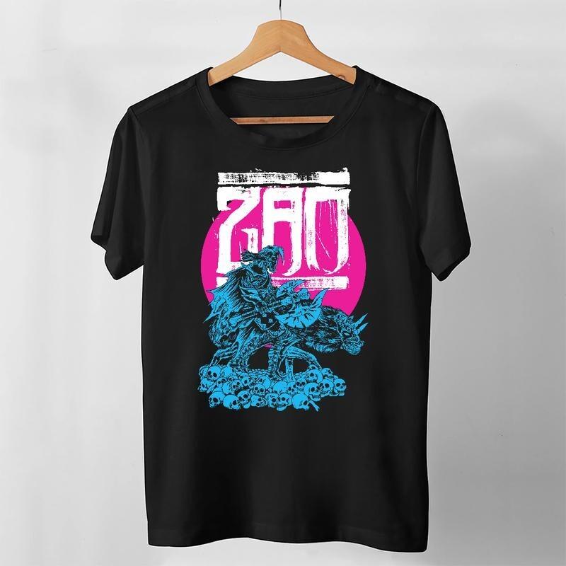 

Vtg ZAO Band Gift For Fans Heavy Cotton Black T Shirt All Size For Men KN165 Unisex T-Shirt M