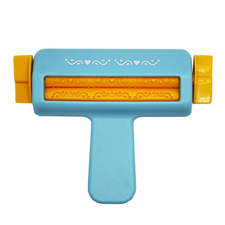 Handheld Roller Paper Embosser for Making Decorative Pattern on Craft Card Wrapping Paper Ideal for Artistics