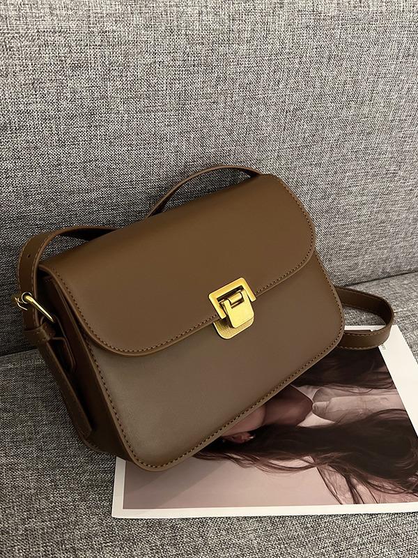 Women's 2024 Chic Textured Shoulder Bag - Fashionable Versatile Crossbody & Small Square Design