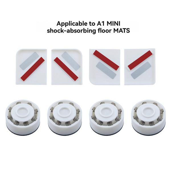 Set of Creality A1 Mini 3D Printer Accessories: White, Plastic & Rubber Essentials