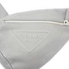 Prada 2VZ098 Body Bag Gray Leather Mens