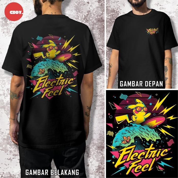 2025 Summer Pokémon Anime Popular Characters 100 Pure Cotton Printed Tshirt Men Harajuku Loose Casual Versatile Shortsleeved