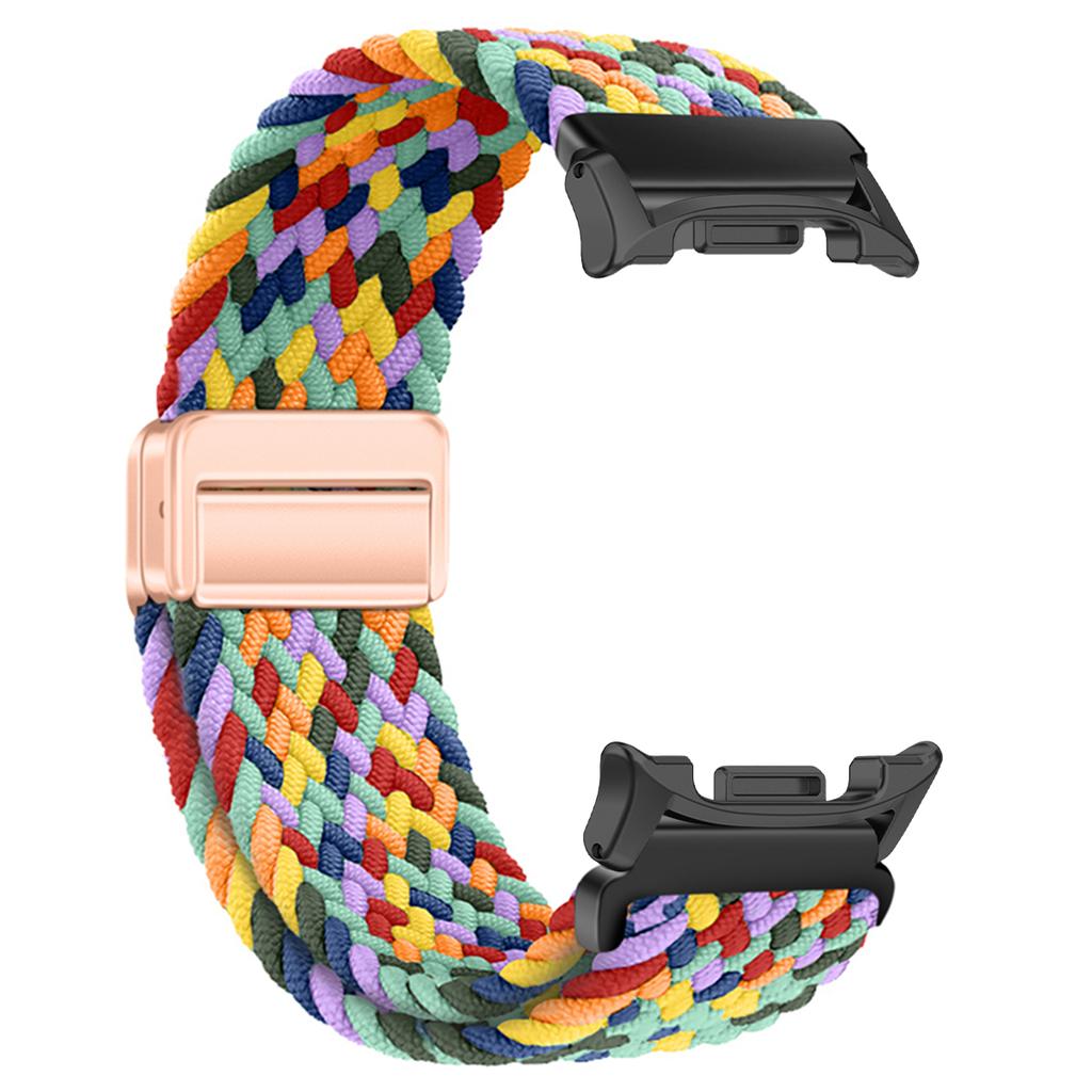 Braided Nylon Band for Samsung Galaxy Watch 8/8 Classic 46mm Magnetic Buckle for Galaxy Ultra 2025/7 47mm Colorful Sport Strap