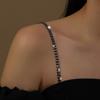 2Pcs Shoulder Chain Sexy Shiny Rhinestone Adjustable Bra Chain Party Body Jewelry Beach Vacation Accessories