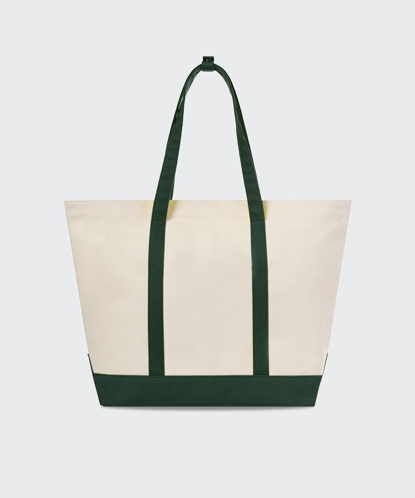 Musinsa Standard Daily Canvas Tote Bag [Ivory/Green]