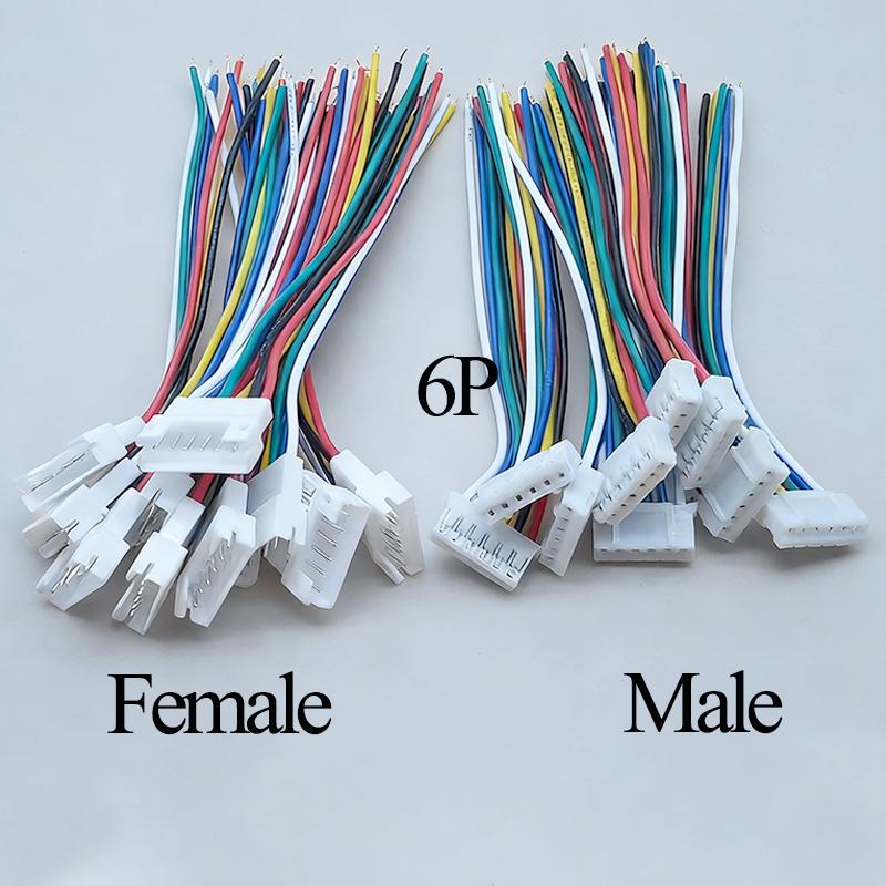 10Pair Ph2.0mm Terminal Wire 2P3P4P5P6P Male And Female Aerial Docking Connection Wire Battery Power Cord 15cm Cable