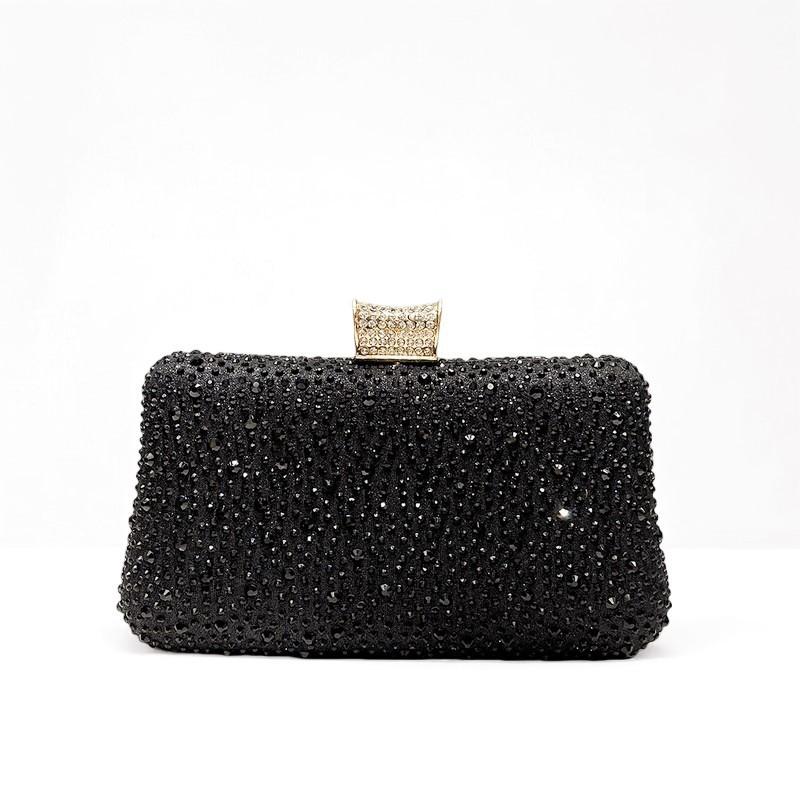 Fashion Luxury Women Clutch Bag With Rhinestone Exquisite Design For Women Party Wedding Shoulder Bag Handbag Evening Bag
