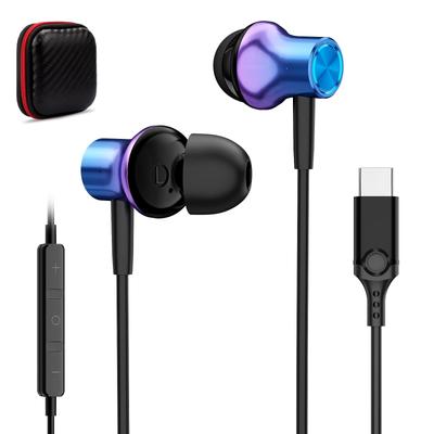 iMangoo Wired Earphones Type-C HiFi 16mm Driver DAC Noise Cancelling iPhone Compatible