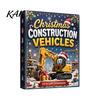 Christmas Advent Calendar Transportation Vehicles 2026 for Kids, 24 Day Countdown Set Home Decor with Collectible Acrylic Mini Vehicle Figures
