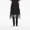JNBY Women's 2025 Autumn A-Line Mesh Skirt