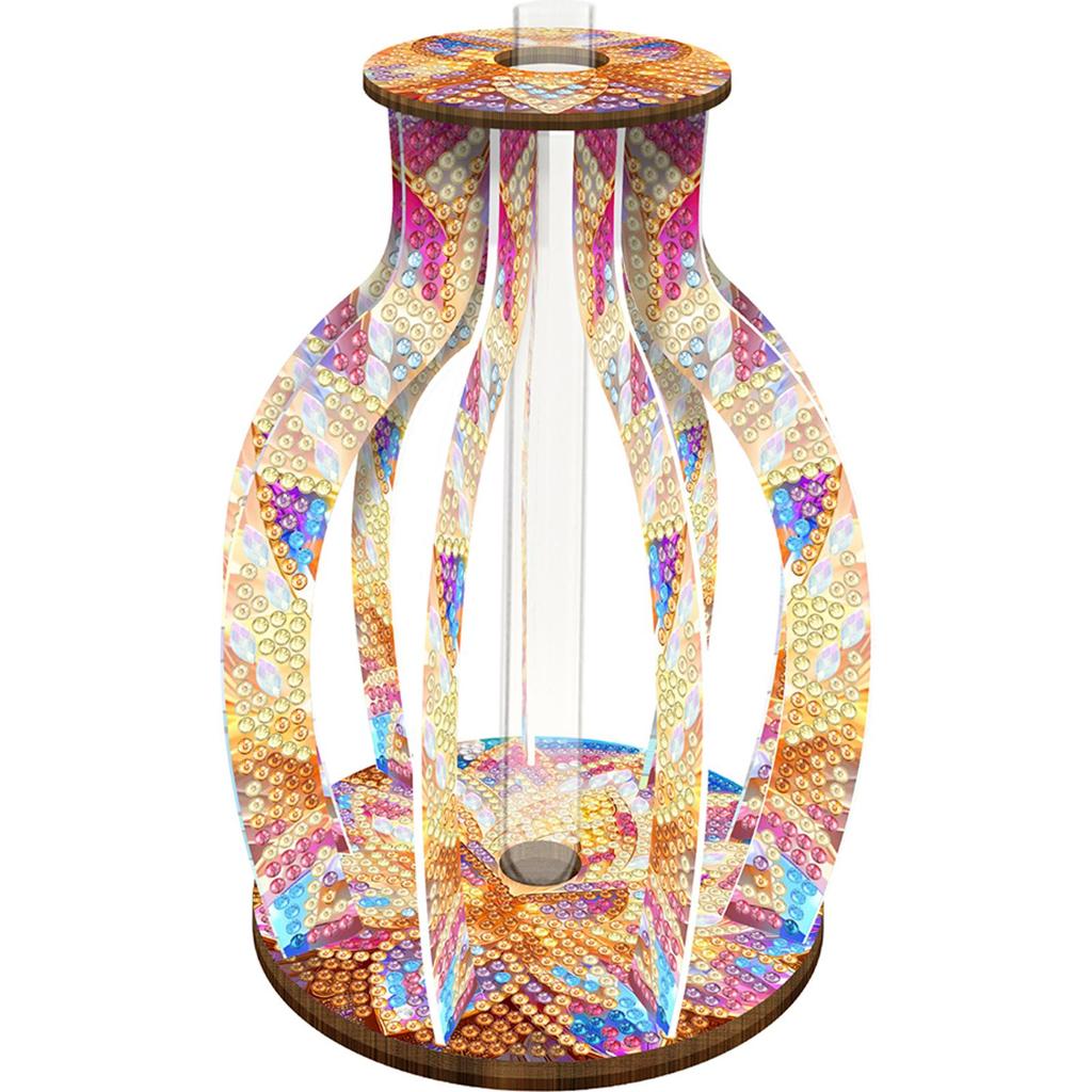 Wooden Butterfly Desktop Diamond Art Kits Rhinestones Desktop Ornaments 5D DIY Diamond Art Tabletop Decors for Home Office Decor