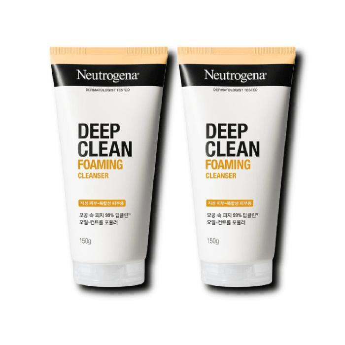

Neutrogena Deep Clean Foaming Cleanser 150g x 2 Foam Cleansing Sebum-Dissolving Product (30278356)