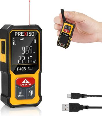 PREXISO Laser Distance Electronic Distance Distance Mini PSC High USB 6 Measurement Pythagorean Continuous Automatic Easy To Construction Indoor