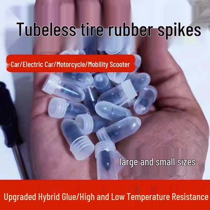 Electric Vehicle Tire Repair Kit: Mushroom Nail Glue for Motorcycle & Car Vacuum Tire Punctures