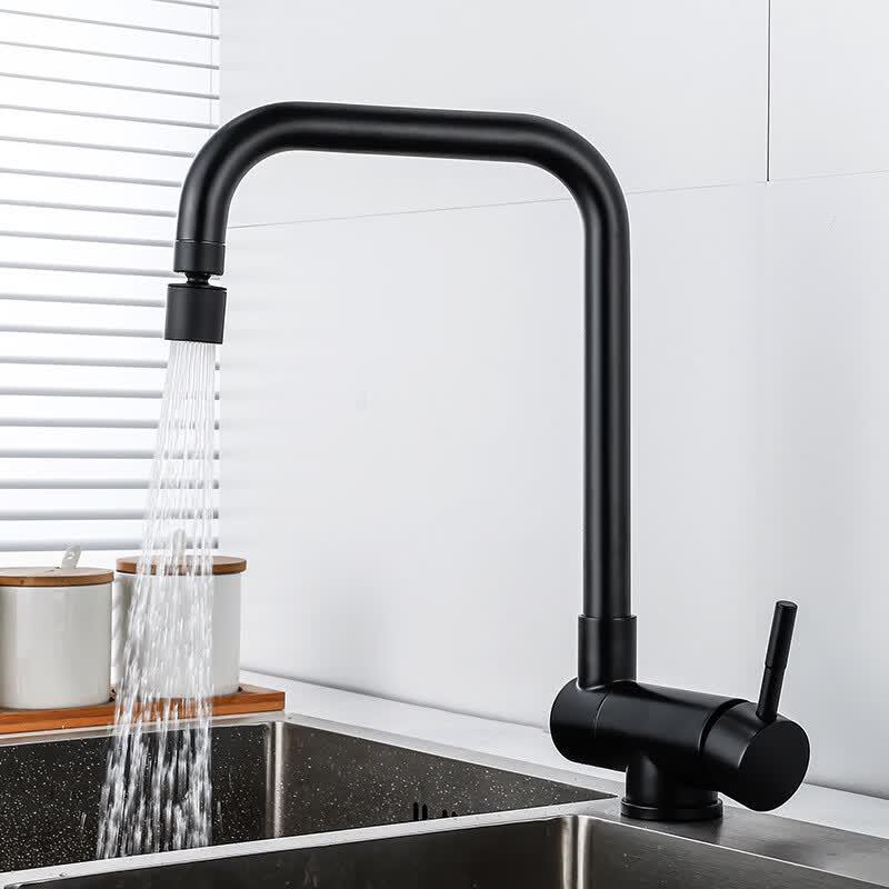 Yuzhuxun HC Foldable Black Kitchen Sink Faucet