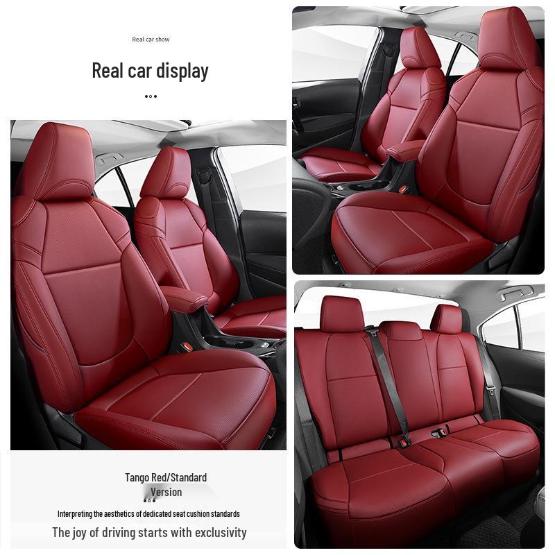 Pokrowce na siedzenia z prawdziwej skóry Toyota Corolla Cross – Pełne owinięcie, 24 modele, Kompatybilność całoroczna