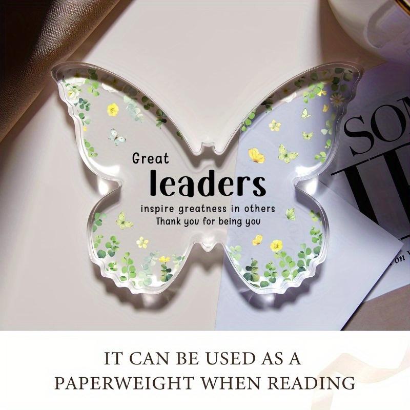 Boss Lady Office Gift - Inspirational Acrylic Decor for Female Leaders