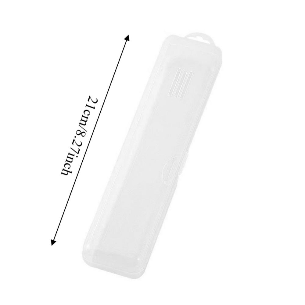 3 pcs Dustproof Lid Makeup Brush Organizer Reusable Clear Storage Case Cosmetics Storage Box Travel