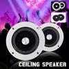 5.2inches 60W Round Ceiling In-Wall Home Audio Speakers System Flush Mount Speaker
