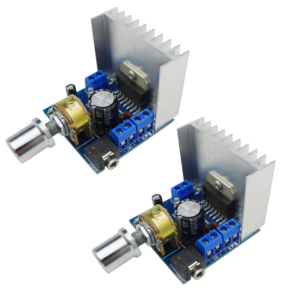 KKHMF 2pcs TDA7297 AC/DC 12V 2*15W Digital Stereo Audio Amplifier