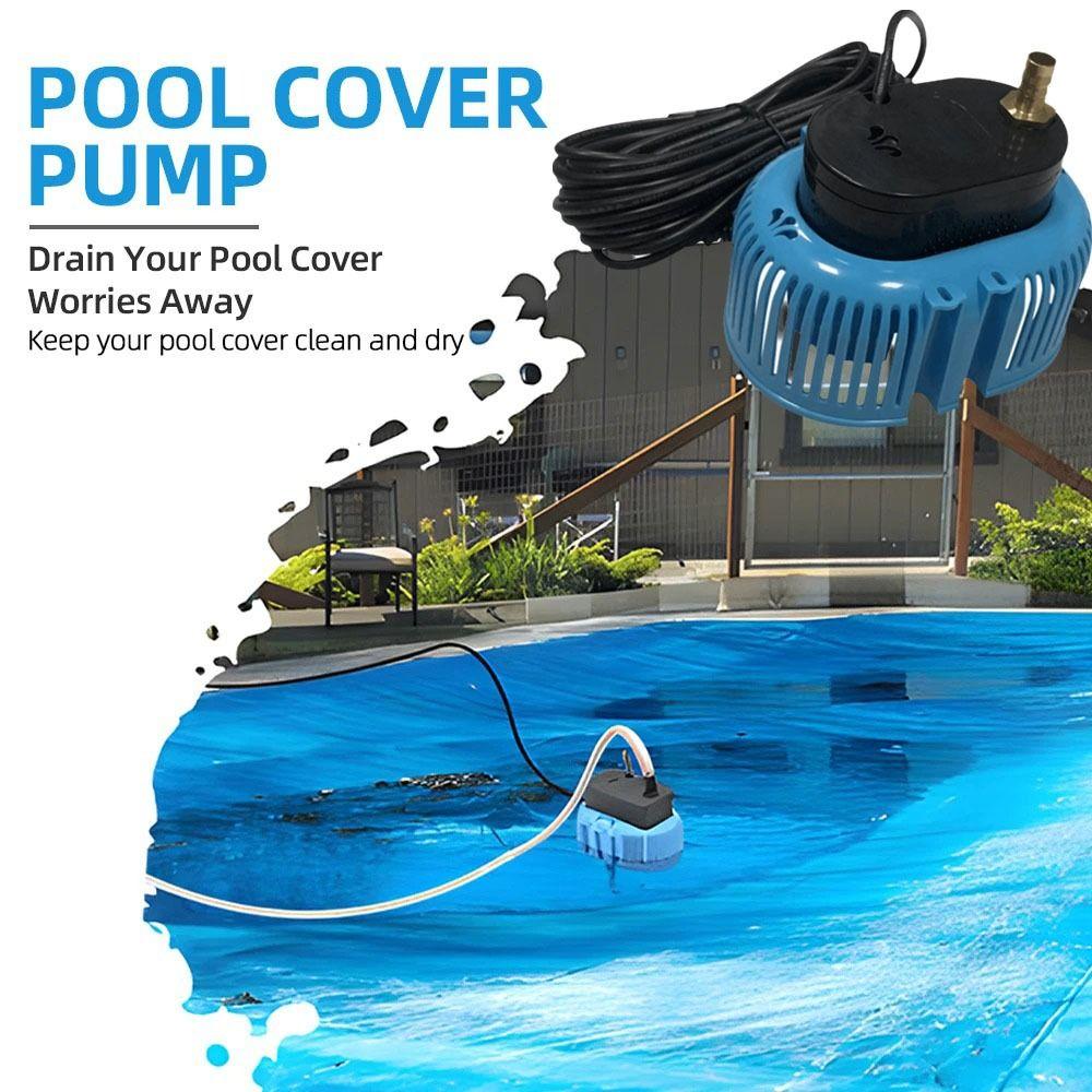 75W Pool Cover Pump 2000L/H Circulation Filter Pump Swimming Water Removal Pump  For Pool Draining