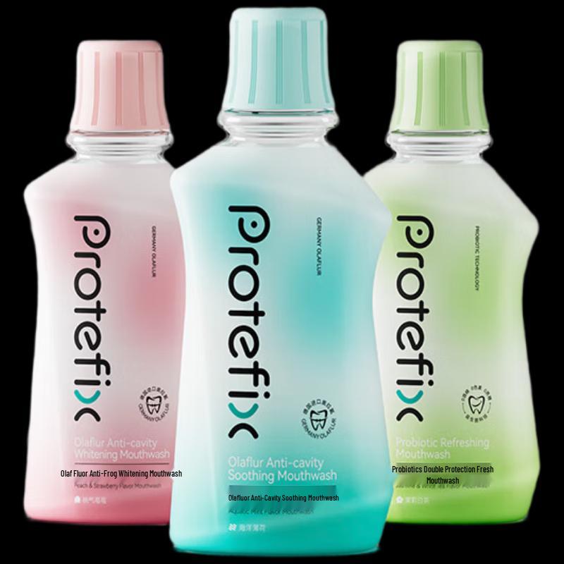 PROTEFIX Orthodontic Olaflur Mouthwash Variety Pack